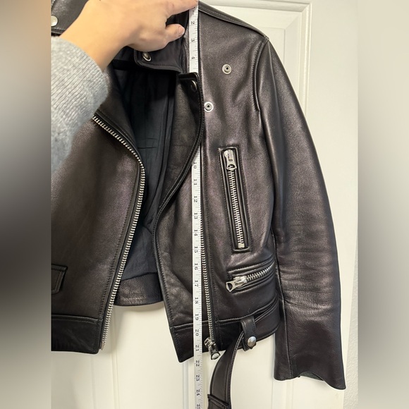Acne Studios Mock Leather Lambskin Jacket - Picture 8 of 10